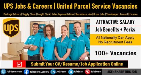 United Parcel Service Employment Opportunities National and international courier service.  United Parcel Service Employment Opportunities